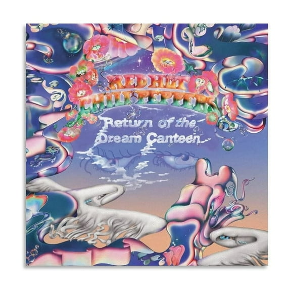 Return of The Dream Canteen Poster Red Hot Chili Peppers Canvas Poster Wall Decorative Art Painting Living Room Bedroom Decoration Gift