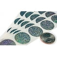 thumbnail image 2 of My Scratch Offs 1" Holographic Glitter Silver Round Scratch-off Sticker Labels, 100 Count, 2 of 3
