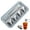 4PCs, variant on Reusable Heart-shaped Whiskey Stones Gift Set,Reusable Metal Sphere Cubes With Clip,Whiskey Beverage Juice Cooling Chilling Stones,Ice Cubes Ball with Box Bar For Valentine's Day Party Supplies