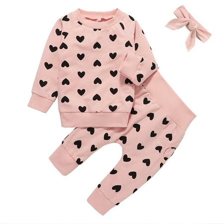 

KI-8jcuD Baby Romper Pants Heart Hoody Valentine Tops+Pants Baby Pullover Girls Print Set Girls Outfits&Set Stuff For Newborns Baby Girl Plain Clothes Kids Outfit Girls Girl Set Easter Outfit 4T Gir