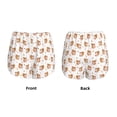 thumbnail image 3 of Balery Squirrel And Rose Pantalones cortos deportivos para mujer con forro y dos bolsillos, elásticos, para entrenamiento, gimnasio, yoga-Medium, 3 of 7