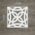 thumbnail image 2 of Ekena Millwork 15 3/8"W x 15 3/8"H x 3/8"T Medium Baytown Decorative Fretwork Wall Panels in Architectural Grade PVC, 2 of 9