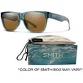 thumbnail image 2 of Smith Lowdown 2 1ED/L5 55MM Crystal Stone Green/ChromaPop Polarized Brown Square Sunglasses for Men for Women + FREE Complimentary Eyewear Kit, 2 of 4