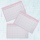 thumbnail image 4 of EeaseMX Bloc de notas mensual duradero, 3 hojas, planificador, cuaderno, marcapáginas para material escolar y de oficina (rosa), 4 of 7
