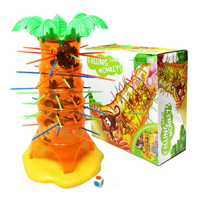 Juego de escritorio con mono trepando árboles, juego educativo de mono cayendo, juguete lógico divertido para niños para fiestas familiares.