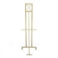 thumbnail image 4 of Benjara 70 Inch Easel Stand, Gold Iron Frame, Free Standing, Large, 4 of 5