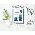 thumbnail image 3 of Darling Souvenir White Birthday Invitation Card 28 Pcs Fill or Write In Blank Invites Printable Party Supplies 5 x 7 Inches, 3 of 5