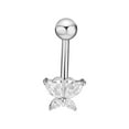 thumbnail image 1 of LSLJS Acier Inoxydable Belly Button Navel Clou de Perçage, Unisexe Belly Navel Bagues Bouton Bijoux de Perçage Corporel, Acier Inoxydable Navel Brillant Clou Navel, 1 of 1
