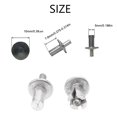 thumbnail image 3 of HUGFEGWE Aluminum Core Rivets with Round Head(50/100/200 Pcs)2024New Drive Rivets,Knock Type Expansion Aluminum Rivets,Half Round Head Aluminum Core Rivets (200PCS) CJB91-12194, 3 of 6