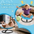 thumbnail image 4 of MoveCatcher Children’s Sensory Swivel Chair - Round, Sky Blue - Sensory Play & Body Coordination, 4 of 8