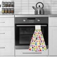 thumbnail image 6 of Hanging Towels 1 Pcs, Dish Towels Color Animal Paw Prints Absorbent Hand Towels with Hanging Loop Washcloth for Bathroom Kitchen, 6 of 6
