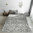 thumbnail image 5 of Pofeuu Silver Glitter Print Ultra-Soft Micro Fleece Blanket,for Bed Or Sofa,All Season Throw Blankets Flannel Blanket-40"x30", 5 of 7