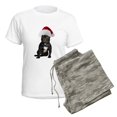 thumbnail image 5 of CafePress - French Bulldog Christmas Women's Light Pajamas - Women's Short Sleeve Print T-Shirt and Pants Light Cotton Pajama Set, 5 of 7