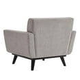 thumbnail image 5 of Armchair Accent Chair, Grey Gray, Fabric, Modern Contemporary, Mid Century Living Hotel Lounge Cafe Lobby, 5 of 8