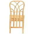 thumbnail image 5 of Baxton Studio Monaco Modern Bohemian Oak Brown Finished Mahogany Wood and Natural Rattan Dining Chair, 5 of 7