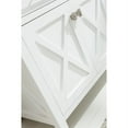 thumbnail image 3 of Laviva Wimbledon 60" Wood Cabinet with Marble Countertop in White/Black, 3 of 7