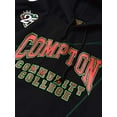 AACA Compton Community College Men's Black Pullover Hoodie with Striped ...