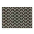 thumbnail image 1 of Quatrefoil Cutting Board, Vintage Style Tile Antique Design and Moroccan Stars, Decorative Tempered Glass Cutting and Serving Board, Small Size, Pale Brown Turquoise, by Ambesonne, 1 of 1