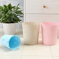 thumbnail image 2 of Wastepaper Baskets, Attractive Design Hollow Flower Shape For Bedroom Environmental Non-slip Base Plastic Lidless, 2 of 5