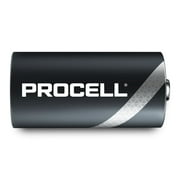 Procell® C-cell Alkaline-Manganese Dioxide Battery, Black, 12 Batteries/Pack, 6 Packs/Case