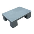 thumbnail image 4 of Palet de plástico resistente, ligero, fácil de limpiar, almohadilla de almacenamiento, palet para sótano gris, 4 of 9