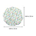 thumbnail image 3 of 3 Pcs Bonnet de Bain en Satin Imprimé Double Couche, 3 of 3
