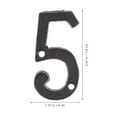 thumbnail image 3 of Cast Iron Numerals Address Number Hotel Room Number Metal Mailbox Numbers Office, 3 of 6
