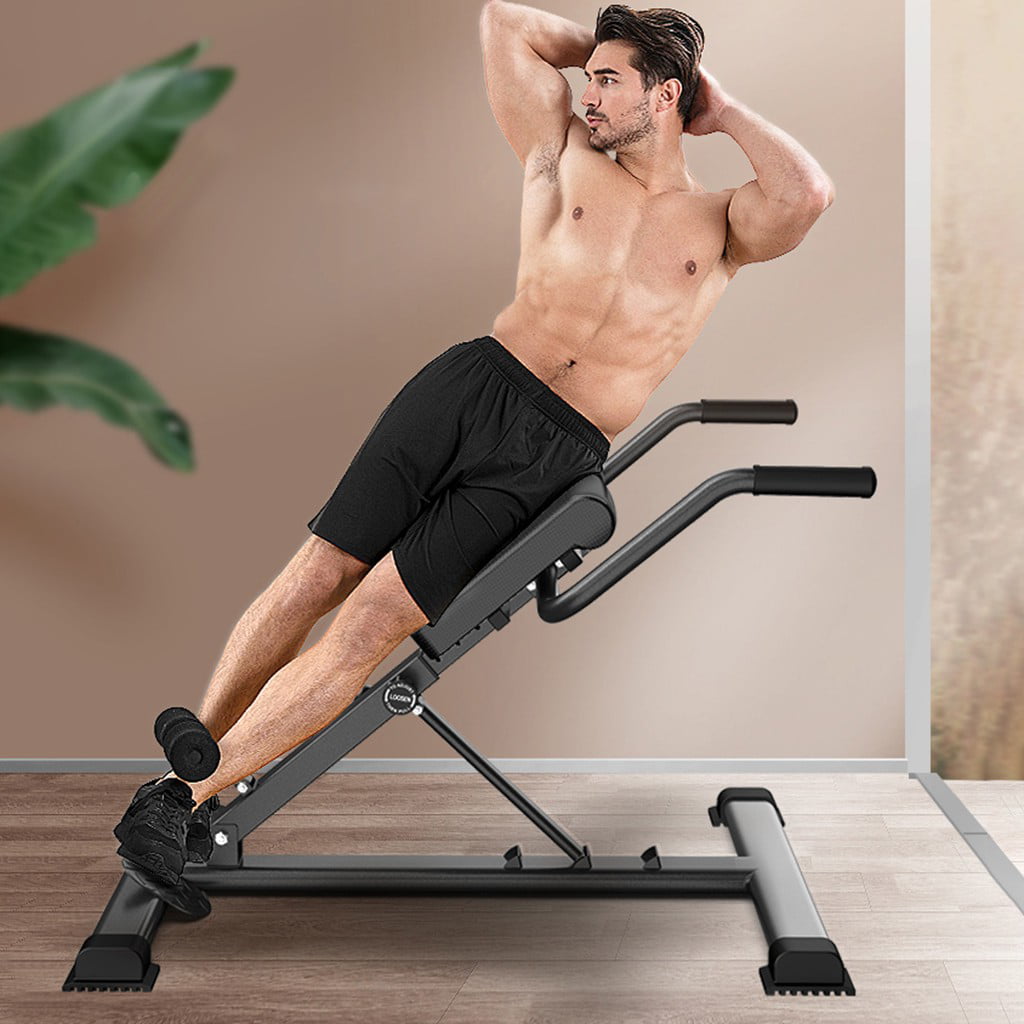 Details about   Back Hyperextension Bench Adjustable Extension Exercise Roman Chair Fitness Gym 