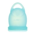 thumbnail image 2 of Windcarnival Menstrual Cup with Pull Ring Ergonomic Design Flexible Leak-proof Easy Removal Tampon Pad Alternative Reusable Soft Silicone First Period Cup for Girls Women, 2 of 13