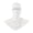 White, variant on UV Sun Protection Face Mask with Neck Coverage Neck Gaiter Scarf UPF50 Face Breathable Design for Summer Outdoor Activities Grey One Size