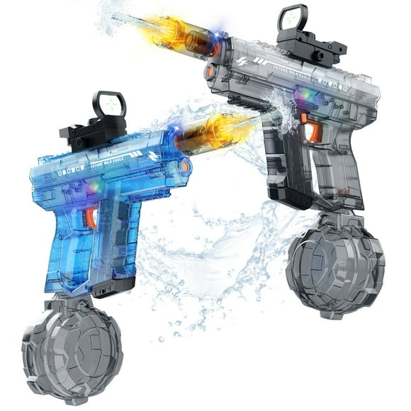 Pistola de agua eléctrica Vmiya, paquete de 2 unidades para adultos y niños, 800 ml