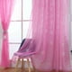 thumbnail image 4 of Cortinas De Poliéster Cortinas navideñas para ventanas, 2 unidades, 1x2 m, poliéster, decoración festiva para ventanas, color rosa. Rkxzt, 4 of 9