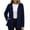 Navy, variant on TEAJOPSUU Women's Hooded Windbreaker Jacket Lightweight Water Resistant Casual Anorak Coat Full Zip & Snap Button Windproof Coat Casual Outdoor Travel Coat with Pockets