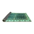 thumbnail image 2 of Ahgly Company Indoor Rectangle Oriental Turquoise Blue Traditional Area Rugs, 4' x 6', 2 of 4