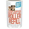OUT! Large Surface Hair & Lint Roller Refill, 15 Sheets