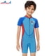 thumbnail image 4 of Greeniant Trajes de neopreno de 2,5 MM, trajes de baño a prueba de frío, mono ultrafino de manga corta para playa, mono de protección solar Deportes acuáticos azul claro XL, 4 of 6