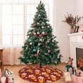 thumbnail image 7 of Rateoe Heart Christmas Hot Cocoa Print Christmas Tree Skirt 36" for Xmas Holiday New Year Party Circle Tree Mat Ornaments Decoration, 7 of 7