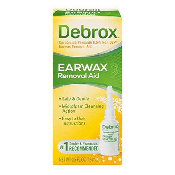 Debrox Drops Earwax Removal Aid drops,1/2 FL OZ (Pack of 36)