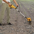 thumbnail image 3 of ABS Manganese Steel 20V Lithium-Ion Hand-Held Micro-Tiller 4-Knife Scarifying and Weeding Cultivator, 3 of 15