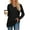 Black, variant on Fantaslook V Neck Long Sleeve Shirts for Women Dressy Casual Fall Tops Lightweight Tunic Pullover Fashion Clothes