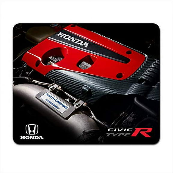 Honda Civic Type-R Engine View Graphic PC Mouse Pad for Gaming and Office