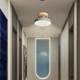 thumbnail image 2 of Corridor Ceiling Light, Hallway Light Fixture, Wooden Flush Mount Light for Entryway, Balcony, and Cloakroom, Soft LED Ceiling Lighting with Solid Wood and Acrylic Design, 2 of 6