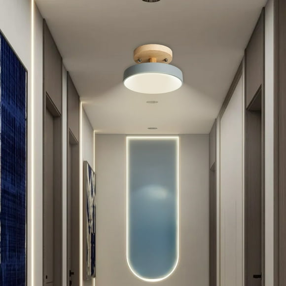 Dvkptbk Aisle Light Corridor Lights Hallway Lights Personalized Entrance Hall Lights Nordic Wooden Balconies Cloakrooms Lighting Fixtures Lighting & Ceiling