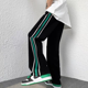 thumbnail image 4 of Pantalones holgados informales para hombre, pantalones deportivos rectos, pantalones deportivos ajustados de moda de verano, pantalones deportivos lisos para hombre, 4 of 5