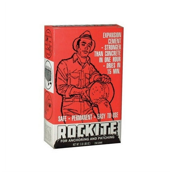4PC ROCKITE Rockite 10006 Expansion Cement, 5 Lb