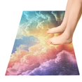 thumbnail image 5 of Dailycode Colorful Clouds on Sea Bathroom Rugs Non Slip Absorbent Soft Plush Quick Dry Bath Mat, 39"x20", 5 of 8