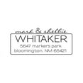 thumbnail image 2 of Personalized Rectangular Self-Inking Rubber Stamp - The Whitaker, 2 of 2