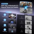thumbnail image 6 of FanFun Karaoke Machine for Adult, Portable Bluetooth Speaker with 2 Microphones for Party, Pa System with Remote, 6 of 15