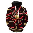 thumbnail image 1 of Sudadera con capucha y cremallera de lujo con cadena dorada para hombre, estilo Harajuku, con estampado 3D, gran oferta 2024, camisetas divertidas y geniales para adolescentes, unisex, de gran tamaño., 1 of 6
