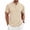 #04 Khaki 【Mix & Match: Choose Your Favorites】, variant on Men's Casual Short Sleeve Henley Shirt Blend Knit Top, Casual Henley with Stretch Comfort, Half Button Design, Round Neck, Soft Polyester Rayon Cotton Spandex, Daily | Zenithor,Army Green L